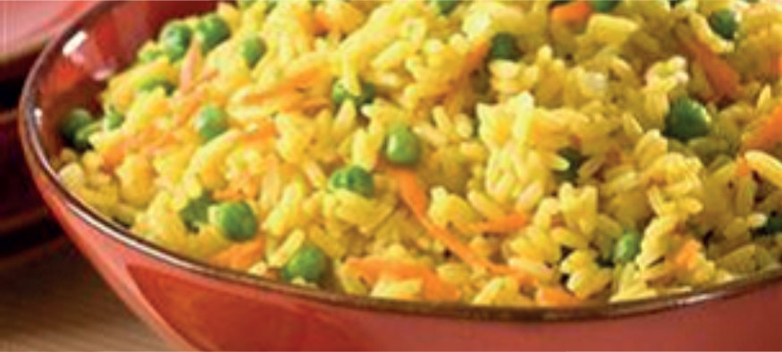 Rice with Vegetables and Curry