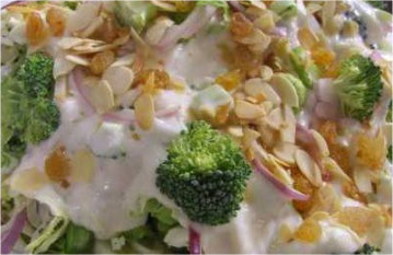 Broccoli Salad with Mayonnaise