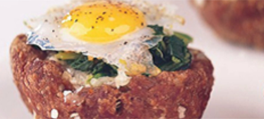 Fried Spinach with Eggs